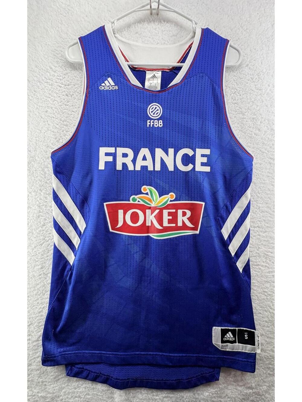 Adidas France National Team Basketball Jersey International League FFBB 2015